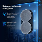 Robot de Spălat Geamuri Profesional, Pulverizare Bidirecțională Automată, Navigare AI, Detectare Margini, Telecomandă, Sistem Anti-Cădere